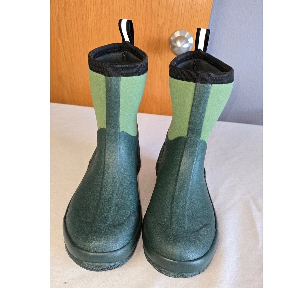 Muck Boot Company Scrub Green Waterproof Rubber Neoprene Work Boots Mens 8 Wmn 9
